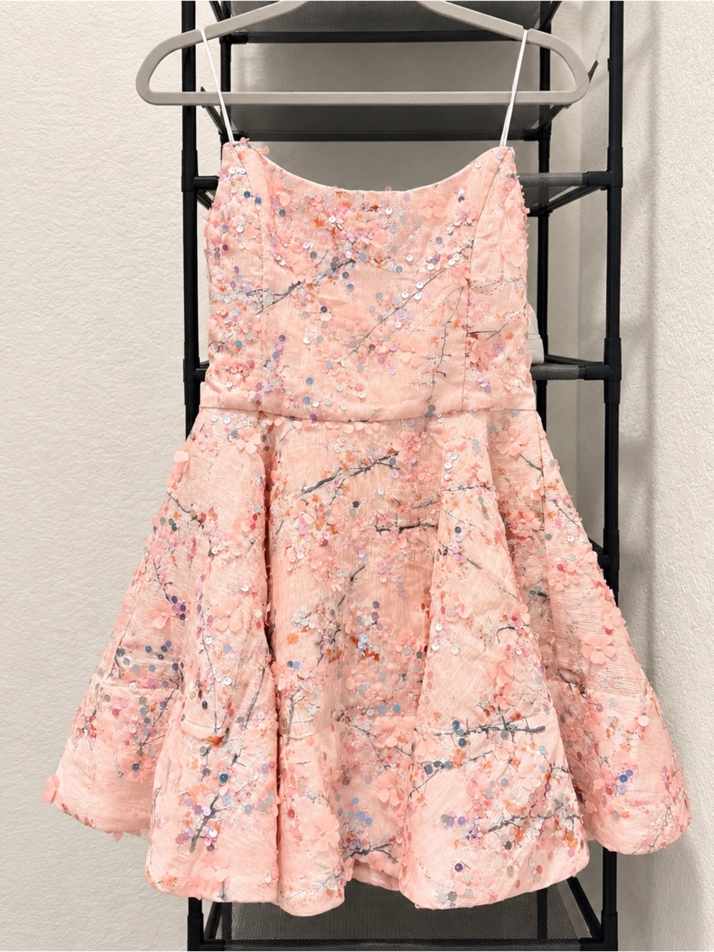ELLIATT Regina Strapless Mini Dress Pink Size M